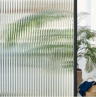 Decoratief| Premium |Statisch | Ribbelglas