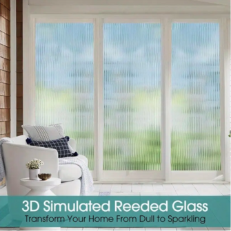 Decoratief| Premium |Statisch | Ribbelglas