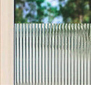 Decoratief| Premium |Statisch | Ribbelglas