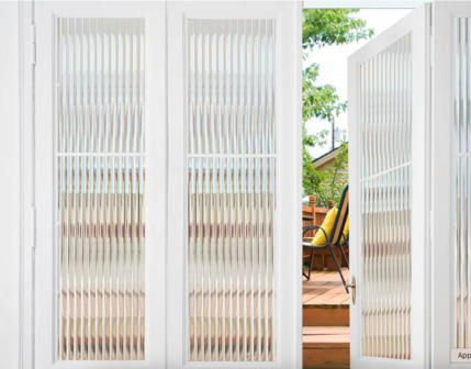 Decoratief| Premium |Statisch | Ribbelglas