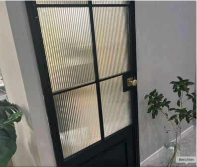 Decoratief| Premium |Statisch | Ribbelglas