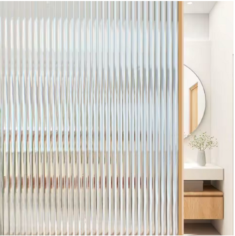 Decoratief| Premium |Statisch | Ribbelglas