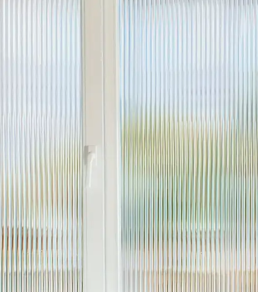 Decoratief| Premium |Statisch | Ribbelglas