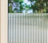 Decoratief| Premium |Statisch | Ribbelglas