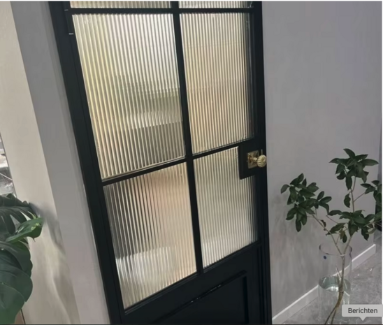 Decoratief| Premium |Statisch | Ribbelglas