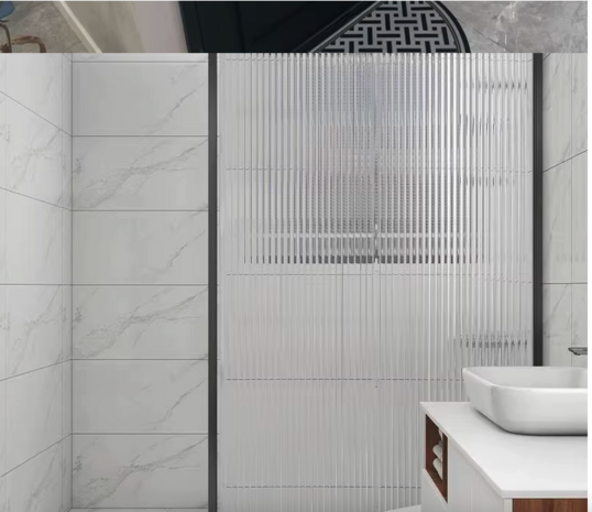 Decoratief| Premium |Statisch | Ribbelglas